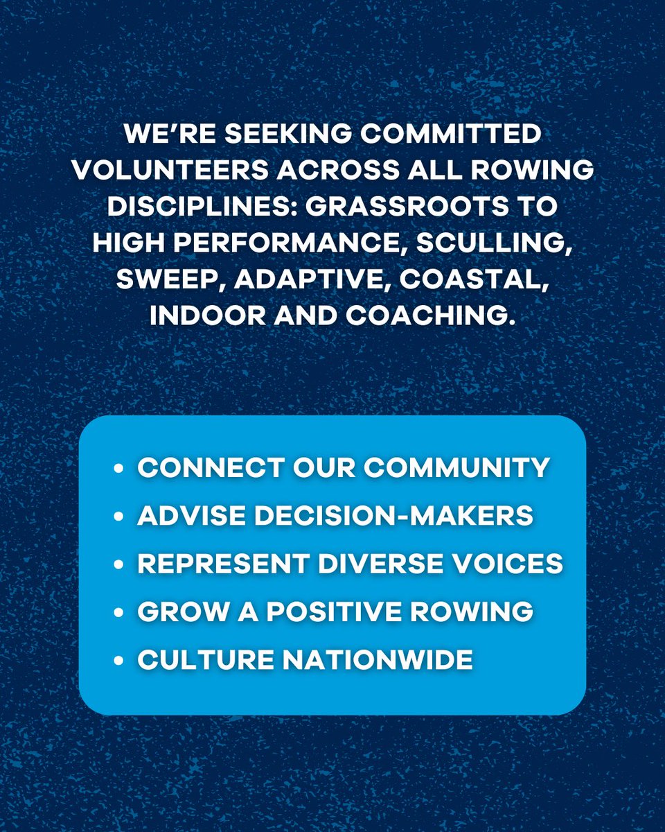 🚣‍♀️ Shape the future of rowing!

USRowing is launching Leadership Groups to connect our community, amplify diverse voices, and help guide the sport.

From grassroots to high performance, coaching to adaptive, and coastal to indoor, your perspective matters. 💡

✨ Be a voice. Be