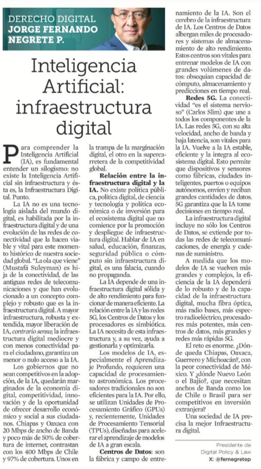 Va el siempre atinado comentario de Don <a href="/fernegretep/">Jorge Fernando Negrete P.</a> en <a href="/Reforma/">REFORMA</a>