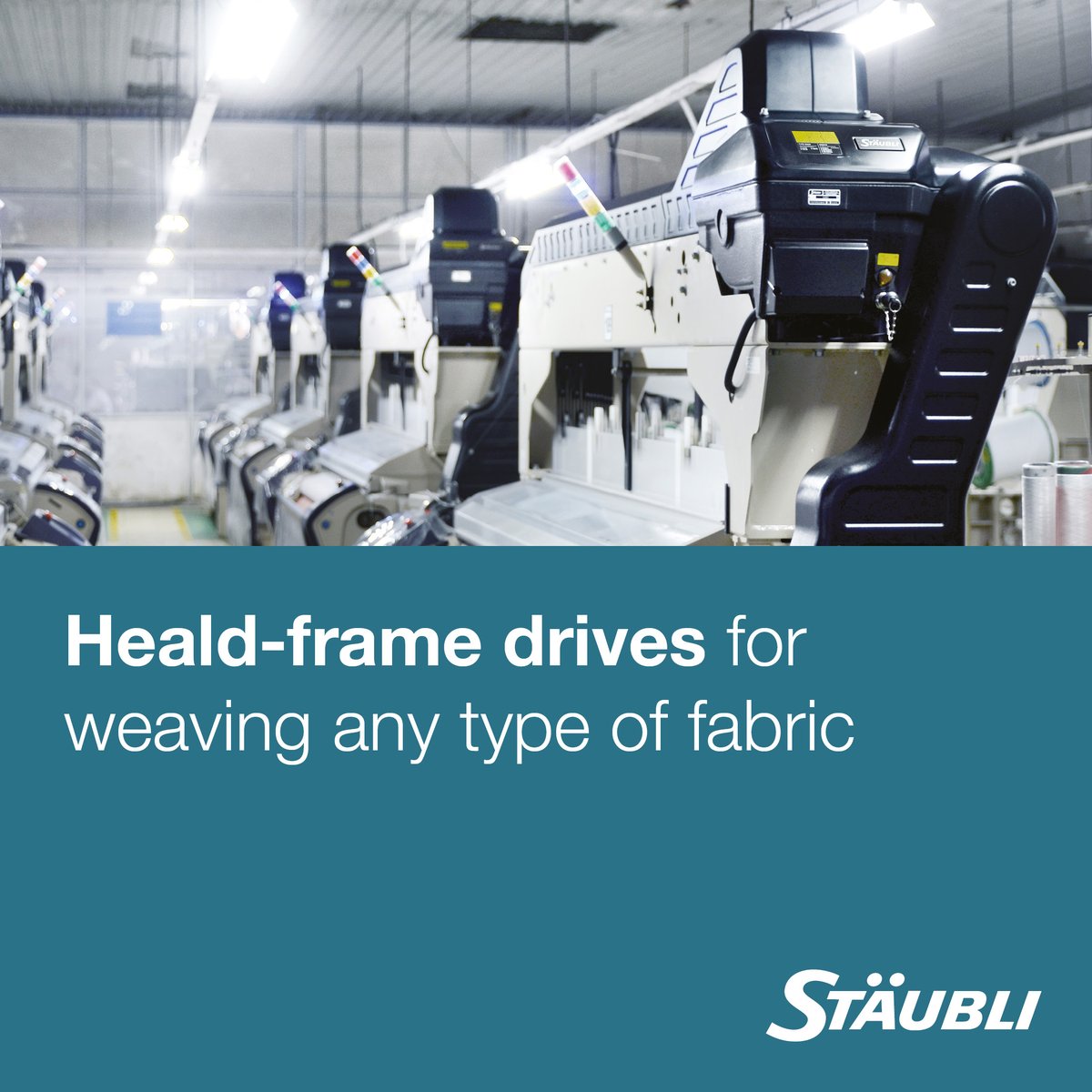 Power up your weaving with precision heald-frame drives

#TextileMachinery #WeavingInnovation #FabricTechnology #SmartTextiles #AutomationInTextiles #Staubli #TextileEngineering #WeavingSolutions