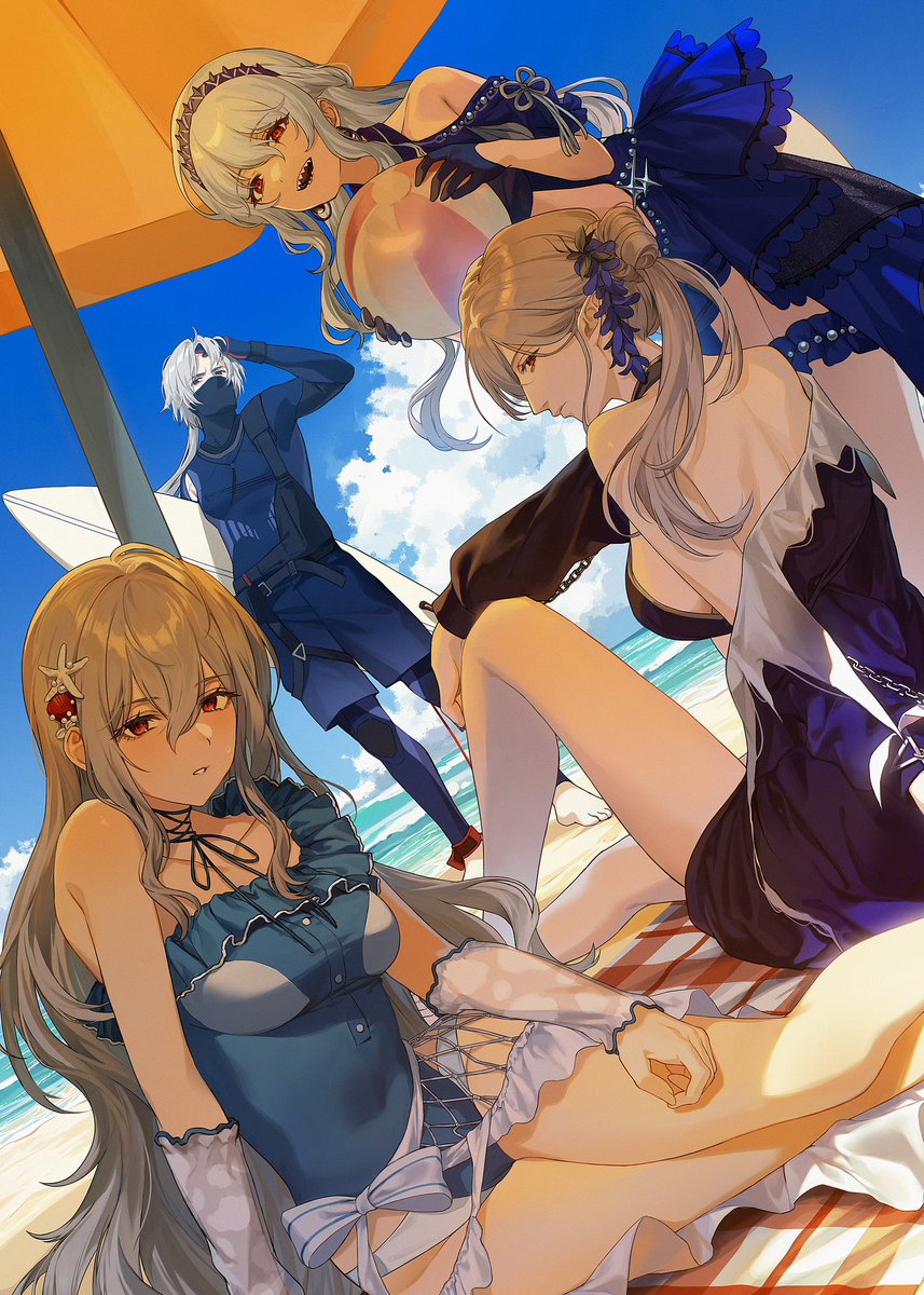 oxy_ho2's tweet image. 夏を嫌悪する人間の 夏の絵