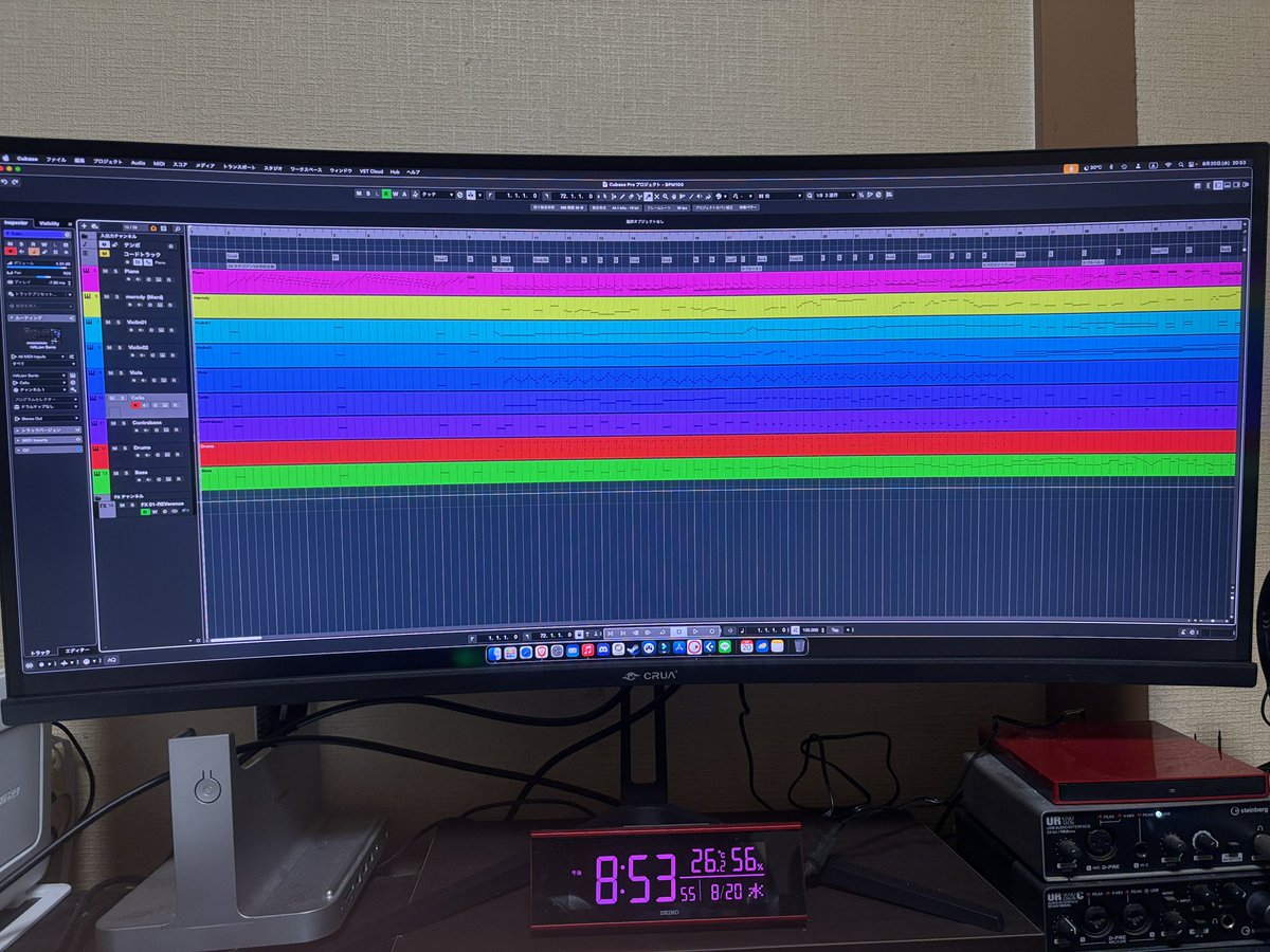 future_workscom's tweet image. ワイドモニター購入
打ち込み速度が落ちた分作業領域の広さでカバー😅
左手マウスもだいぶサマになってきた✌️
#ジストニア
#ゼロカラコンピ