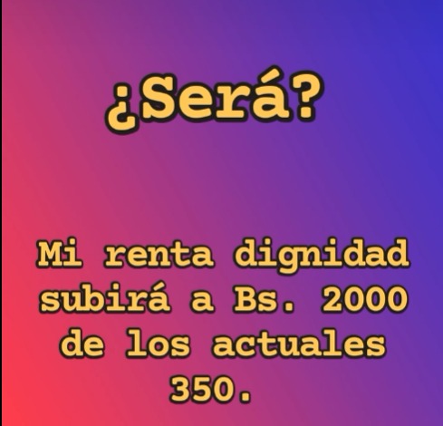 #FUERZASDELCIELO 💎 ➡️ #SiguemeYTeSigo📈 (@monicaaparicioa) on Twitter photo <a href="/ClauSorucopress/">Claudia Soruco</a> Excelente oportunidad para que se conozca en vivo y directo la demagogia de Lara.
Ofrece:
Titulación gratis,
Salario universal a mujeres de Bs. 3.500,
Jubilación al 100% a policías
Incrementar el bono dignidad de bs. 350 a Bs. 2.000.
#VotoInformado
#BoliviaDecide2025
#Bolivia <a href="/ClauSorucopress/">Claudia Soruco</a> Excelente oportunidad para que se conozca en vivo y directo la demagogia de Lara.
Ofrece:
Titulación gratis,
Salario universal a mujeres de Bs. 3.500,
Jubilación al 100% a policías
Incrementar el bono dignidad de bs. 350 a Bs. 2.000.
#VotoInformado
#BoliviaDecide2025
#Bolivia