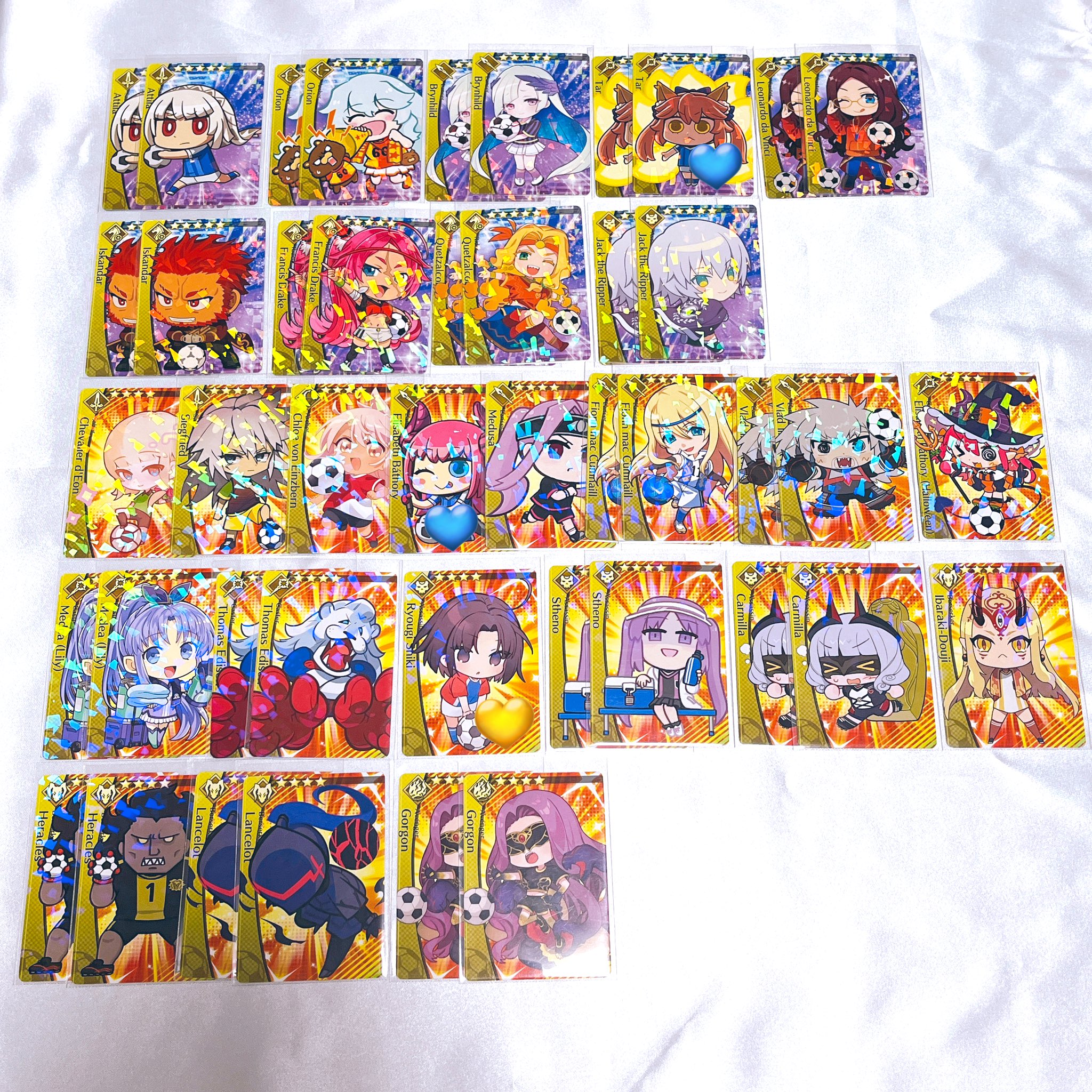 FGO Fate/Grand ドリームストライカー カード バラ売り Fate/DreamStriker ドリームストライカー サッカーカード - メルカリ