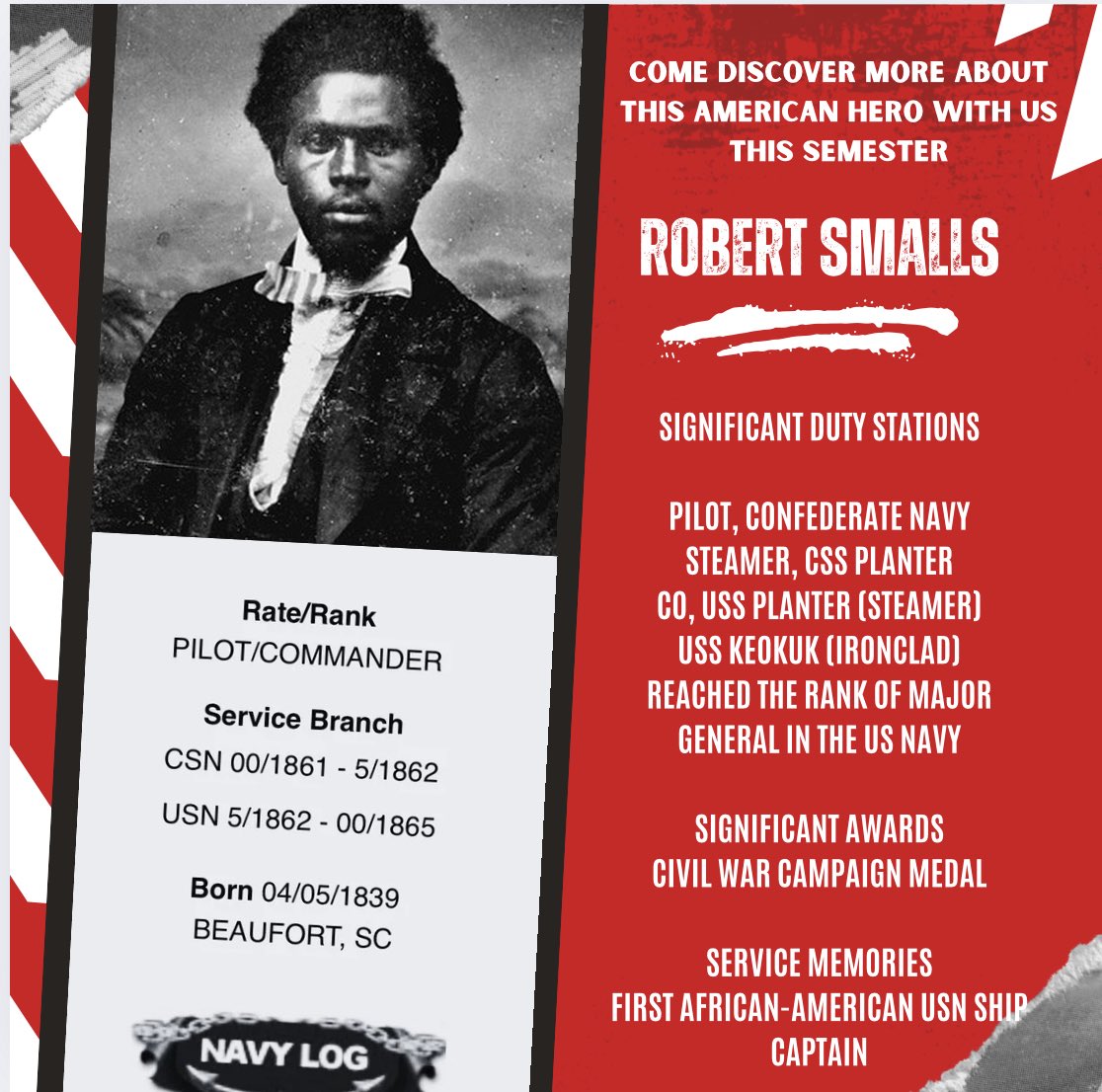 MGHomestead's tweet image. A #homeschool #unitstudy about the life and times of #RobertSmalls the #civilwar  #reconstructionera and more. Join us for this exciting voyage that will meet standards &amp;amp; challenge students. STEAM methods, leadership skills &amp;amp; #fieldtrips are included 
#ushistory #homeschooling