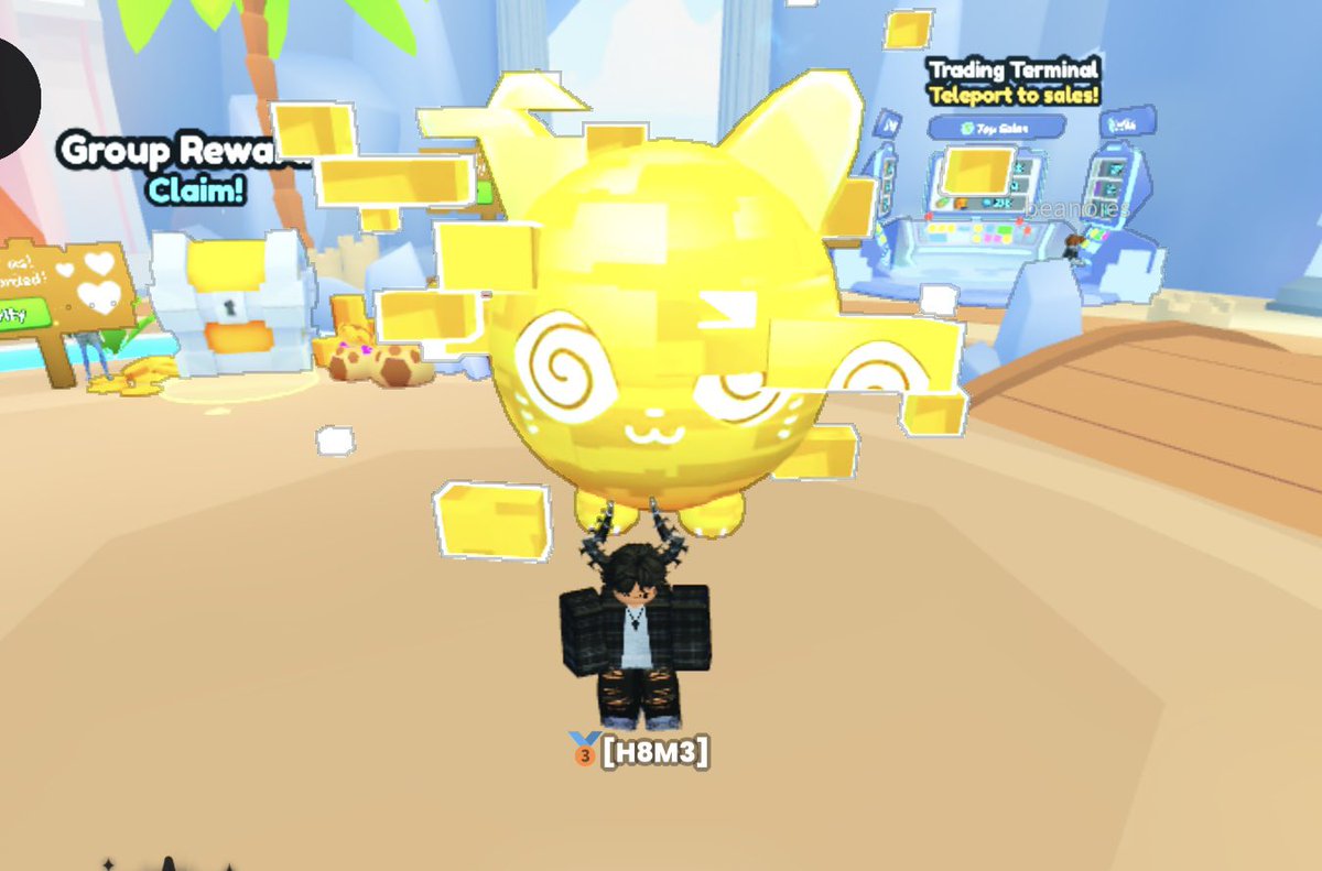 🎉 Golden Titanic Glitched Cat Ball Giveaway! 🎉

‼️ STEPS ‼️⬇️

・☑️ Follow <a href="/Shdw_GGOfficial/">Şħâďøŵ</a> 
・☑️ Like &amp; Repost this
・☑️ Reply with your Roblox Username
・☑️ Tag a friend or two!

🌟 Ends at 115 Reposts! 1 Winner, Goodluck! 

#PetSimulator99 #PetSim99 #PS99 #PetSim99Giveaways