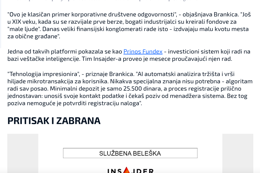 Pojavila se podvala na FB-u koja koristi N1 i Brankicu Stanković. Mislim da bi voleli da znaju. Ja ću sad da podnesem prijavu VTK-u. A vi RT za one sajber-nepismene, da se ne upecaju.