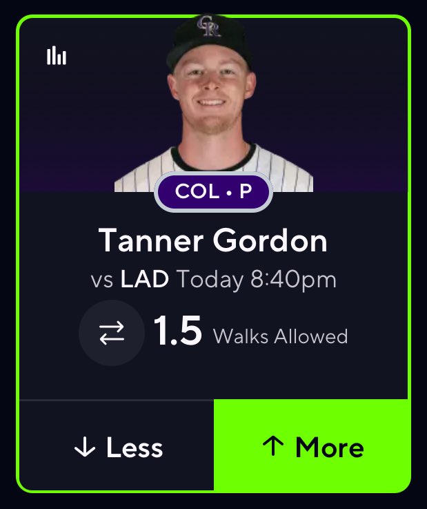 yun1manny's tweet image. MLB POTD ⚾️

Tanner Gordon O 1.5 BB Allowed

Free money, get this on prizepicks or whatever other app it’s on

If Tanner doesn’t cash then I got y’all with a $400 giveaway split between 2 winners, simply like/repost and leave a comment down below to enter

❤️ if you’re tailing…
