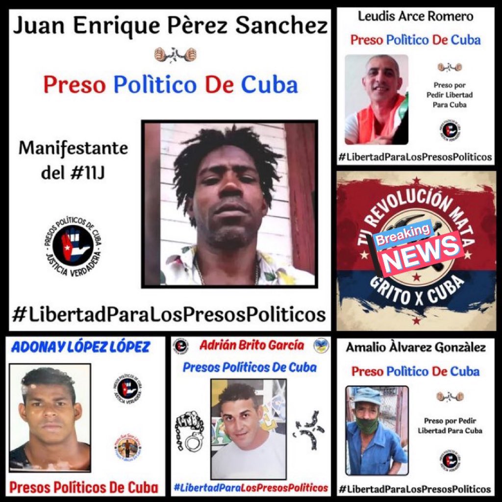🚨 Comparte el #Twittazo para viralizar la exigencia de #Libertad inmediata y sin condiciones por los #PresosDeCastro 

Juntos podemos cambiar a #Cuba🇨🇺 

#LibertadParaLosPresosPolíticos 🗽
#SiNadieObedeceNadieManda #11jvive 
#TuRevoluciónMata #GritoXCuba #11J