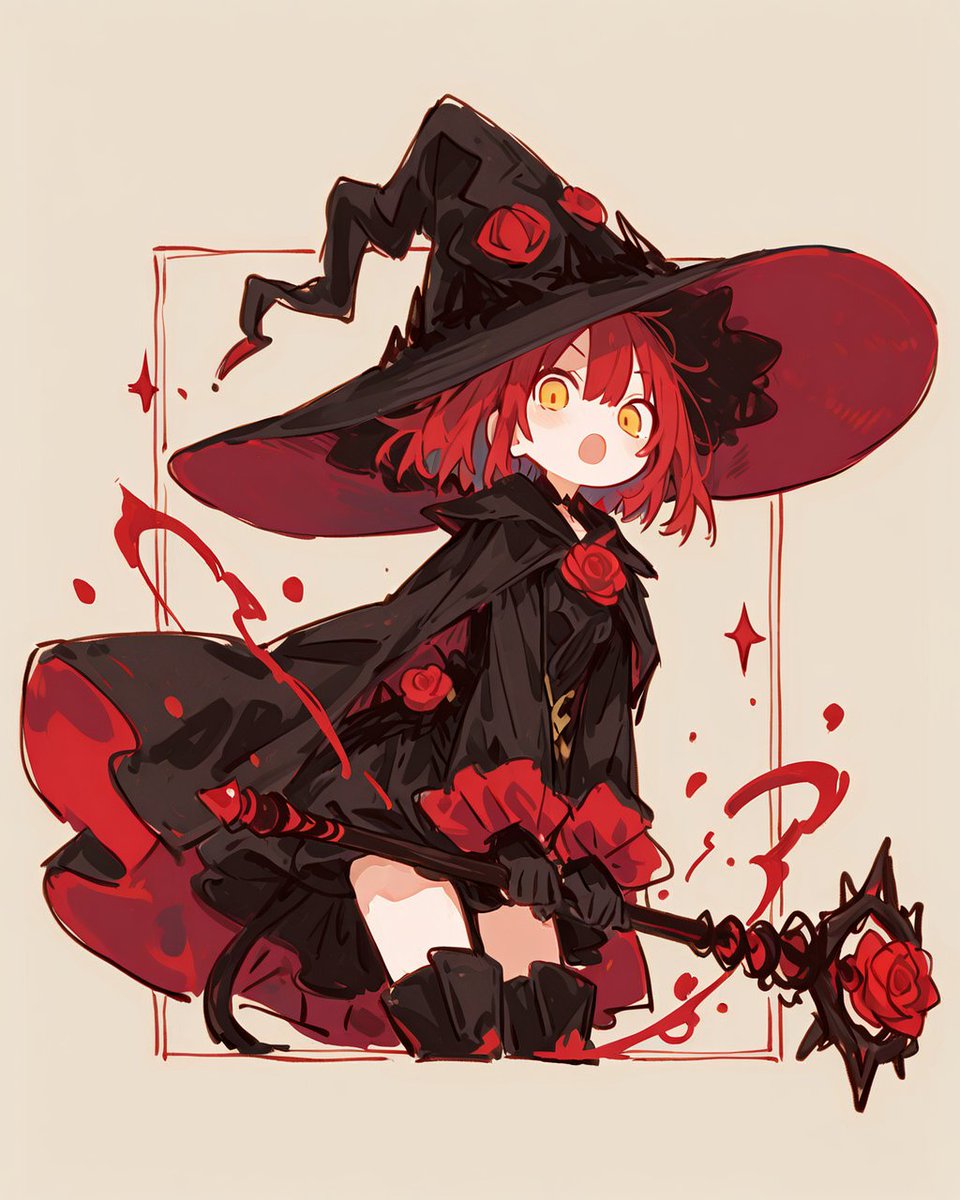 Genzoh1's tweet photo. rose witch https://t.co/MDoE94PwmR