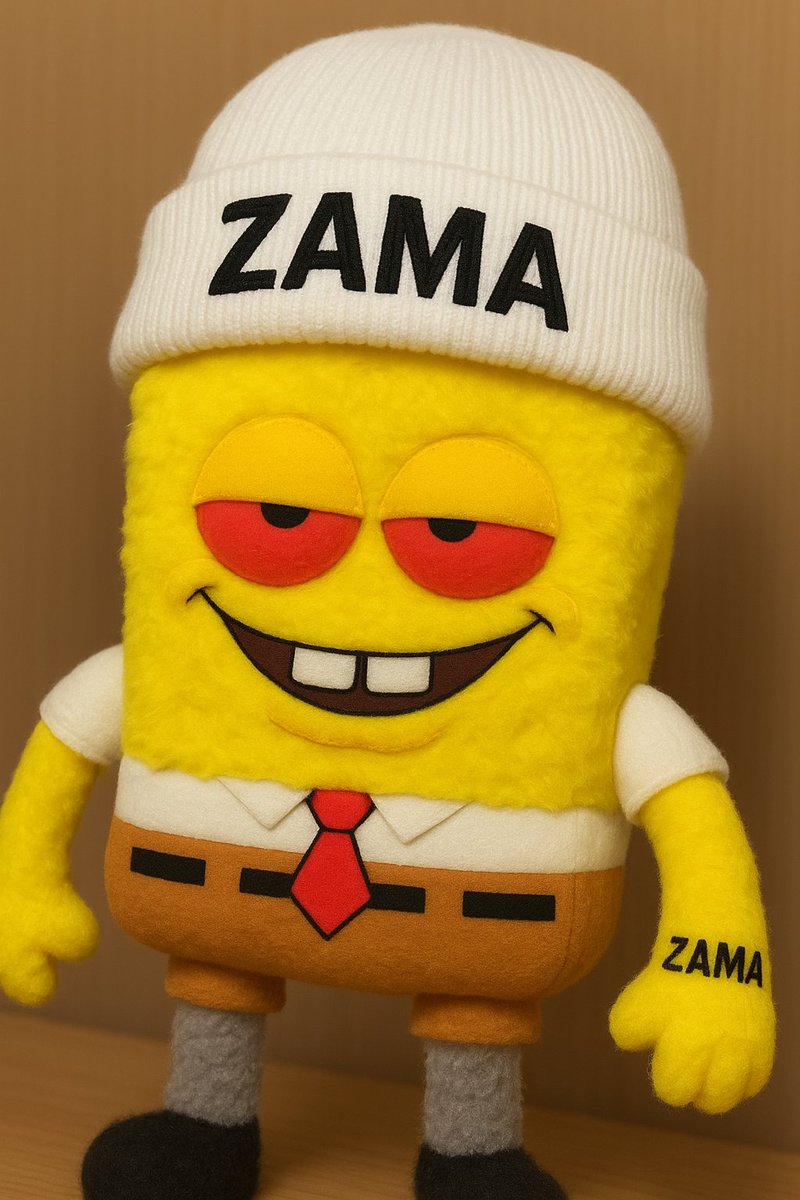 My new plush friend.

<a href="/zama/"></a> #ZamaCreatorProgram
