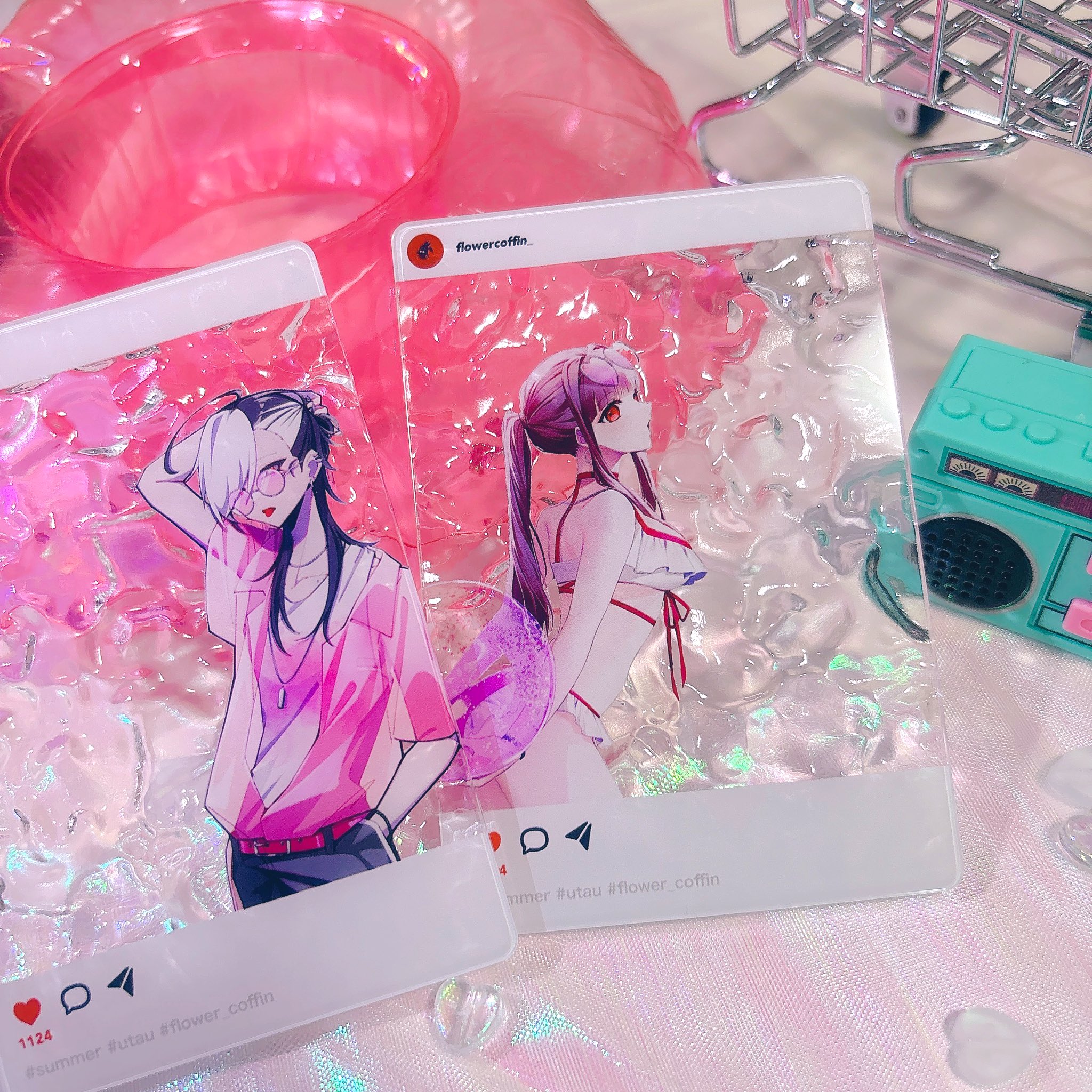 yutaokuda《Colourful Flower 2020／アクリル／S4号 yutaokuda《Colourful Flower 2020／アクリル／S4号