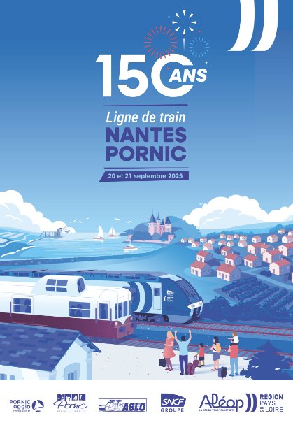 [#JEP2025 🎉] Fêtez les 150 ans de la ligne de train Nantes-Pornic à l'occasion des Journées Européennes du Patrimoine 2025 ! Profitez à cette occasion de plusieurs circulations sur matériel historique, plus d'informations ci-dessous 👇
ter.sncf.com/pays-de-la-loi…