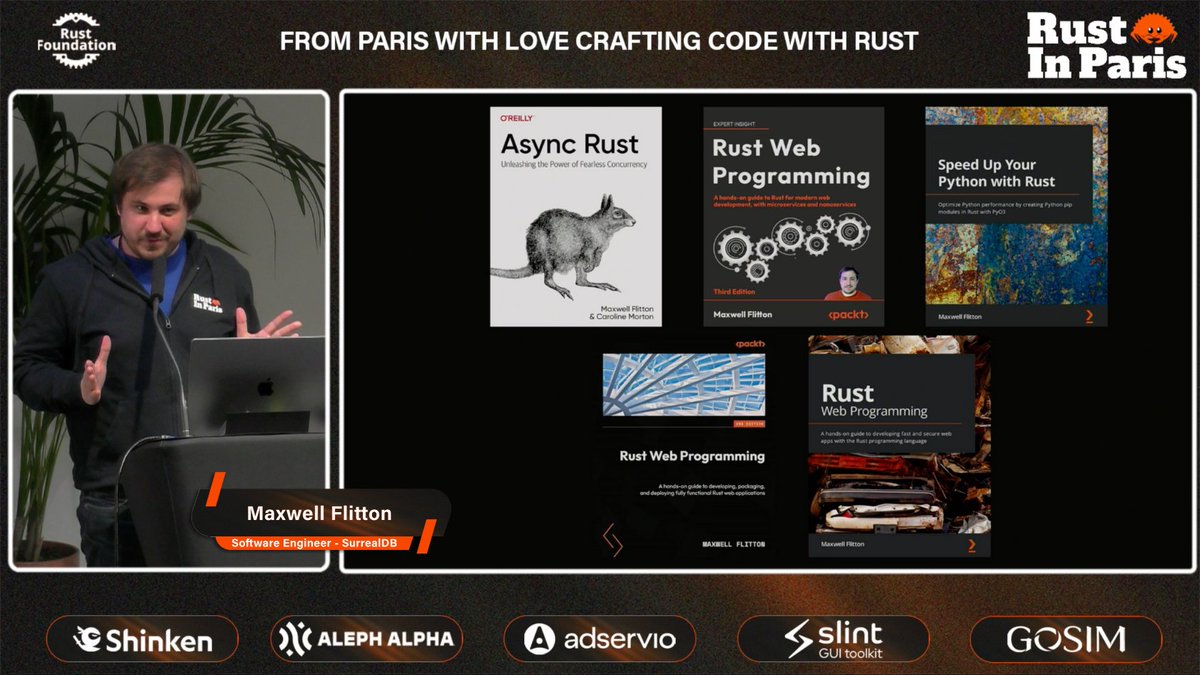 Rust in Paris 🦀 Conf tweet media