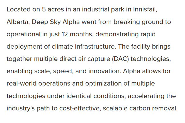 It took a year from ground breaking to pull CO2 out of the air and storing it permanently, safely underground

We can go fast when we want

Deep Sky is operational!
prnewswire.co.uk/news-releases/…