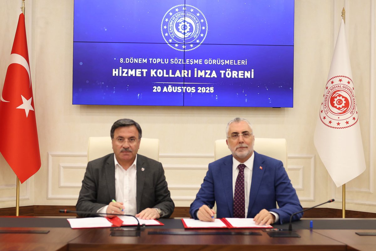 yildizali19's tweet photo. 📌8.Dönem Toplu Sözleşme görüşmelerinde 1 Ağustos'ta başlayan müzakere süreci sona erdi. 
Genele ilişkin zam oranlarında uzlaşma sağlanamazken 11 hizmet kolunda mutabakat sağlandı. 

📌Diyanet ve Vakıf Görevlilerine ilişkin 8. Dönem Toplu Sözleşme hayırlı olsun. 
Kazanımlarımızı ilerleyen süreçte paylaşacağız.