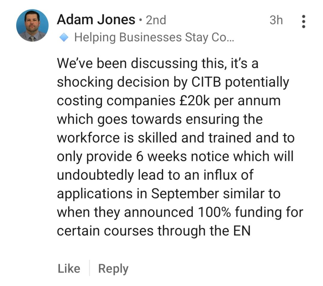 ScrapCITB's tweet image. Changes to CITB funding described as &quot;a kick in the teeth&quot; for small business owners.

#Construction #Skills #SMEs #ConstructionSkillsMissionBoard