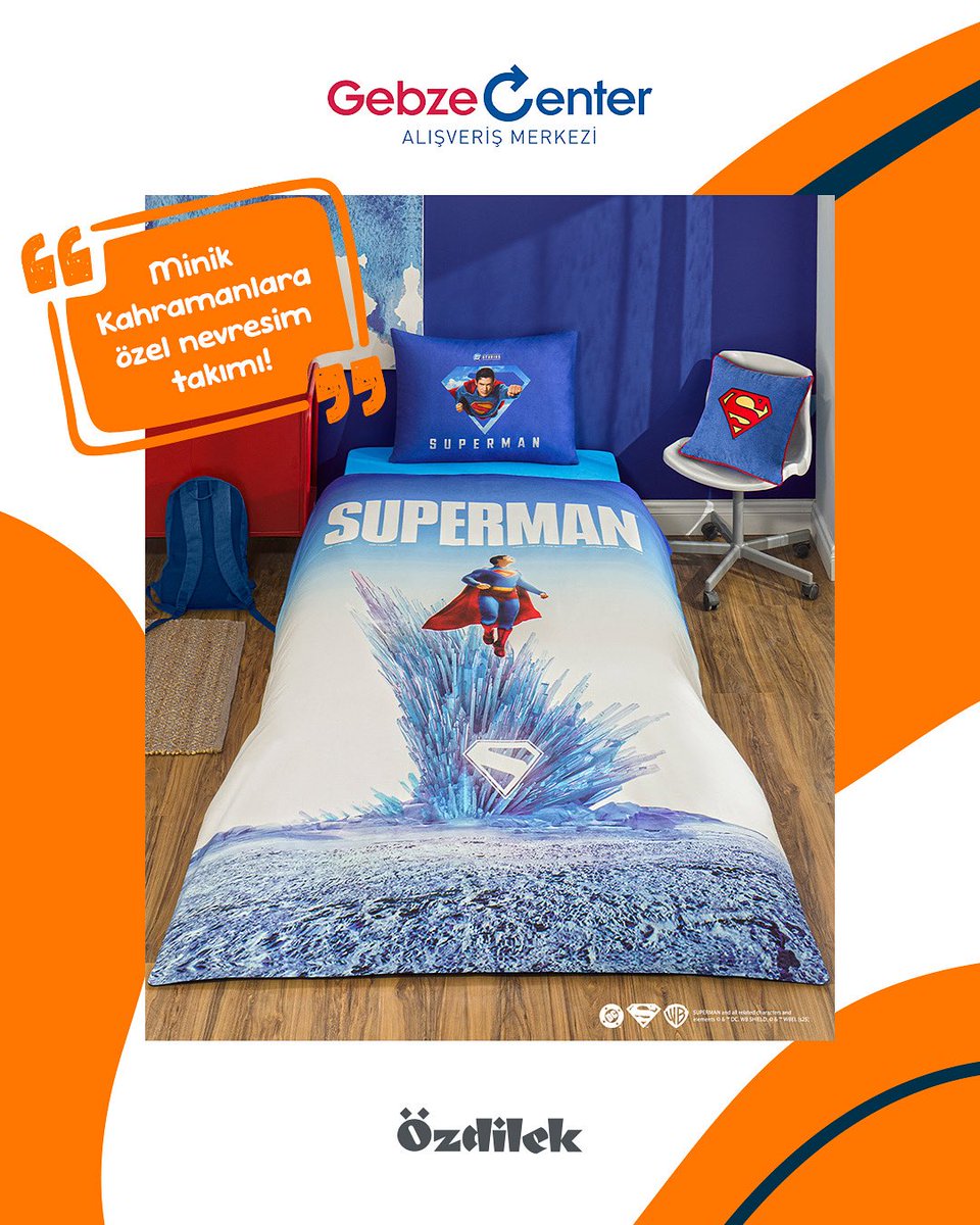 Minik kahramanlara özel nevresim takımı Özdilek’te! 🦸🏻