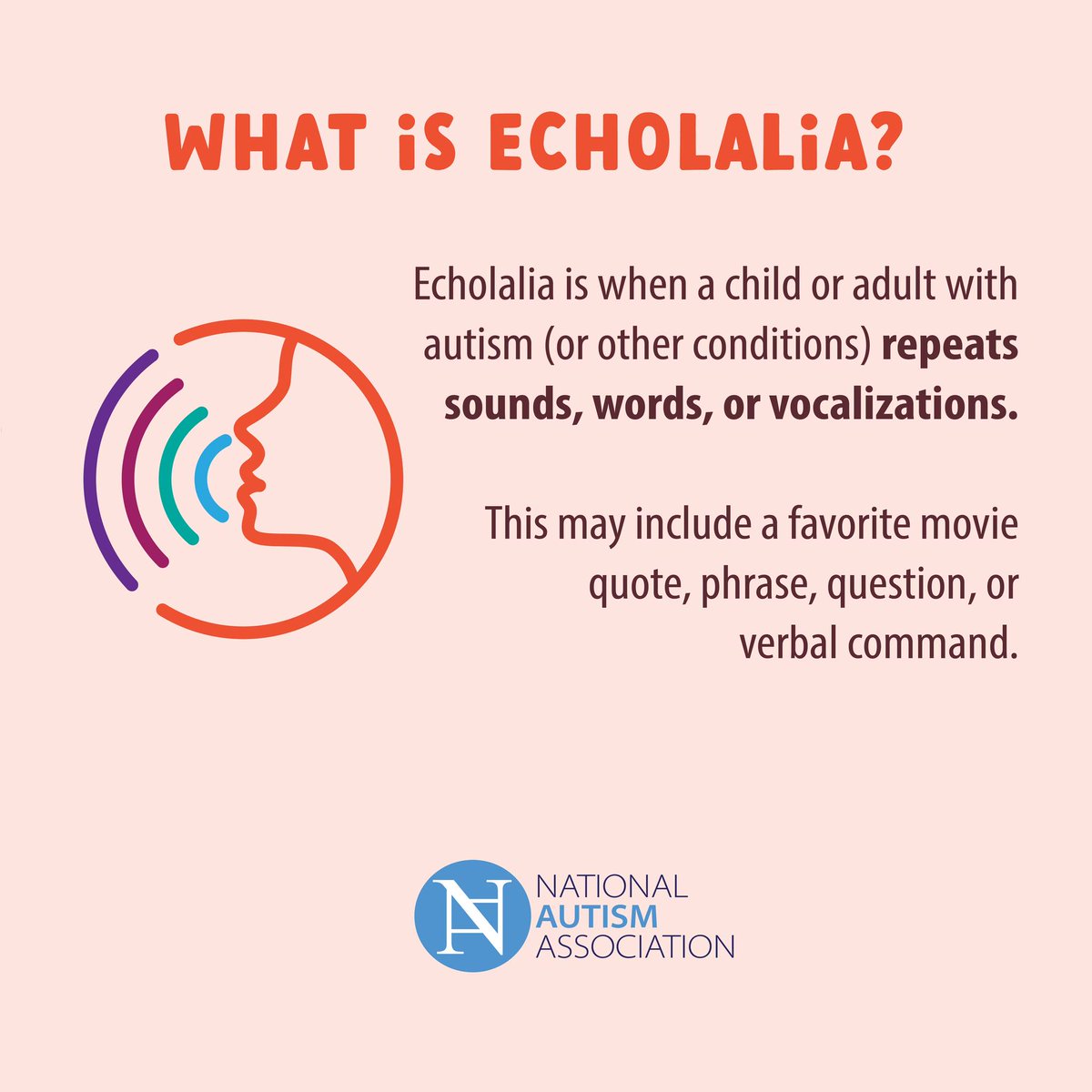 It's not defiance or choosing to be difficult, it's echolalia. Understanding leads to #compassion. #autism