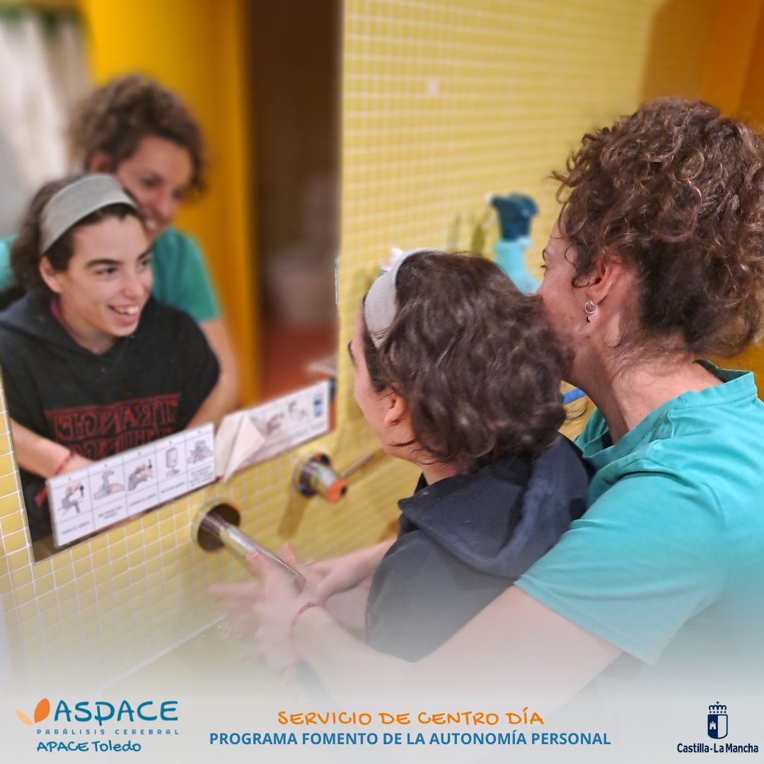 🌟 En APACE Toledo, nuestro Centro de Día ofrece apoyo personalizado y cuidados para personas con parálisis cerebral. Promovemos bienestar y autonomía en un entorno inclusivo. Financiado por <a href="/gobjccm/">Gobierno de Castilla-La Mancha</a>. ¡Conoce más! 💙 #APACEToledo #Inclusión #ParálisisCerebral