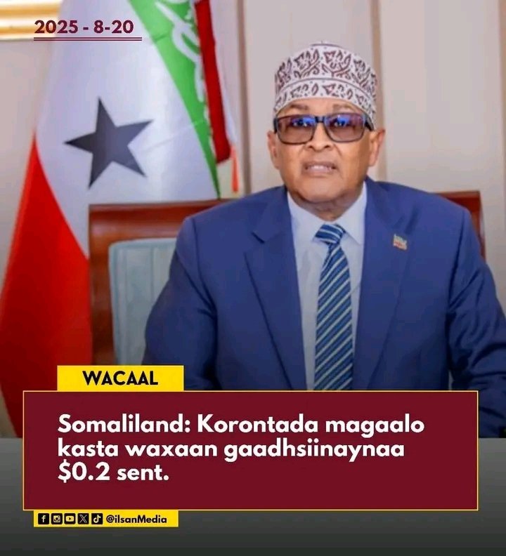 LipanOdowa's tweet image. The President of Somaliland has announced a bold plan: “We will reduce the cost of electricity in every city to 0.2.sent”

This move aims to make energy more affordable, boost economic growth, and improve the quality of life for all citizens.
#Somaliland
#developmentdriven
