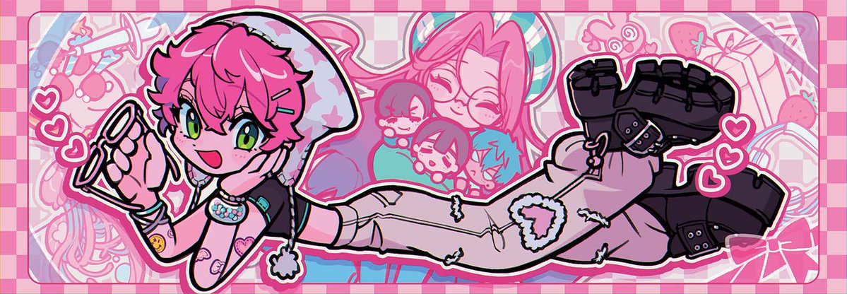 Artworks for "MIZI Birthday Cafe"(#HBD_Mizi_0820)! Thank you for inviting me as a collaborator! HBD MIZI💗#alnst #에이스테