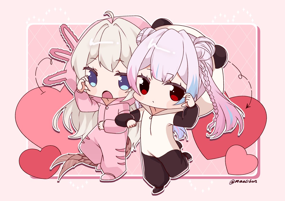 YCH finished! 🌸💕
Thank you for joining, it was fun drawing these cuties 🥺✨
#YCH #chibi
