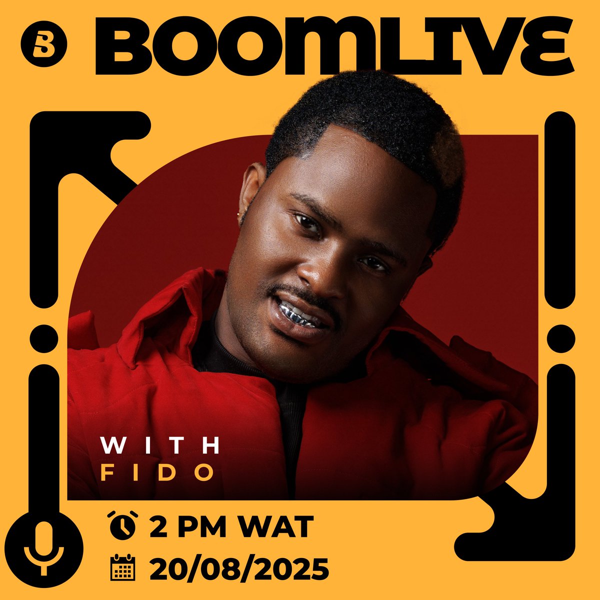 BoomplayNigeria's tweet photo. Hey OOSHA FAM!
In less than 1 hour, the vibes go live! 🎤🔥
@mrfidooooo is going all out on #Boomlive with pure energy, hit songs, and fresh insights into the life and story of the hitmaker himself. 🚀
Tune In!
Learn more 🔗 https://t.co/pUnbDYSd5g
⏰ 2PM WAT
📍 On Boomplay App https://t.co/ohpd8H1RUy