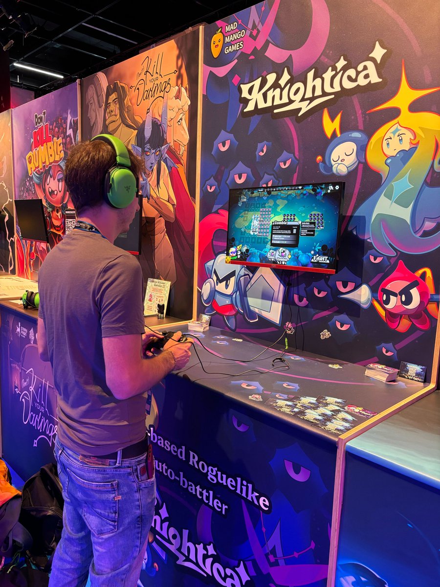 The team <a href="/madmangogames/">Knightica - OUT NOW</a> is sooo ready to welcome you all at the Indie Arena Booth at #Gamescom!

Swing by Hall 10.2 to say hi and try Knightica (out TOMORROW btw 🎉)