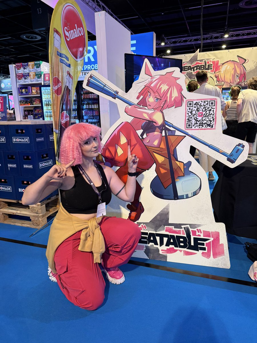 Someone recognised me as beat outside the indie hall consider my day made 😭🫶🏻 

So have some more Beat piccies hehe

<a href="/dcellgames/">UNBEATABLE OUT NOW 🔜 MAGFEST 2026</a>