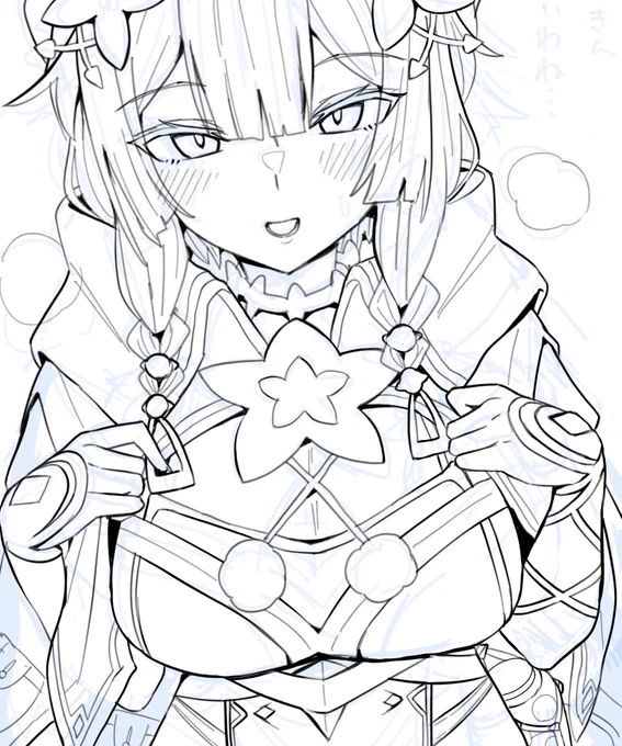 セリさん描くの大変すぎる…(好き) 