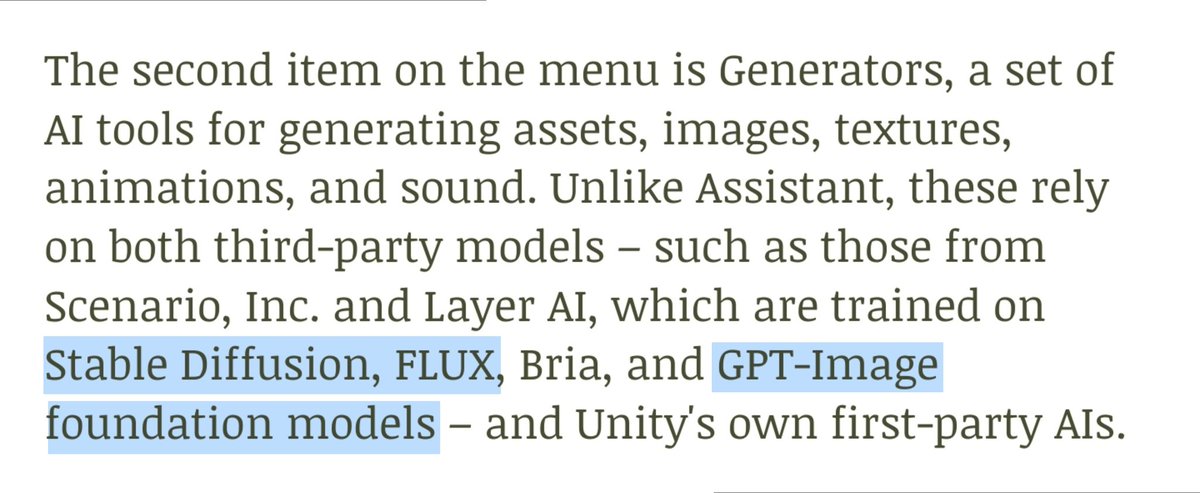 <a href="/80Level/">80 LEVEL</a> They're utilizing models that are unethically trained. Midjourney also tried to shift responsibility to its users and now they're in a class action lawsuit as well as being sued by Disney and Universal. Unity is making a massive mistake.