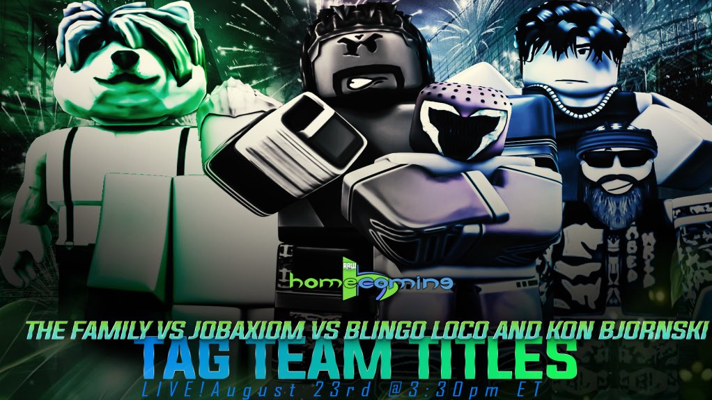 #BKTHomecoming | SATURDAY

3 TEAMS. ONLY ONE CAN WALK AWAY WITH THE PRIZE

The D’Angelo Family’s Ny &amp; Sam Lorenzo defend the family’s honor against two different teams inside a Triple Threat Tag Team Match!

SATURDAY @ 3:30PM EST