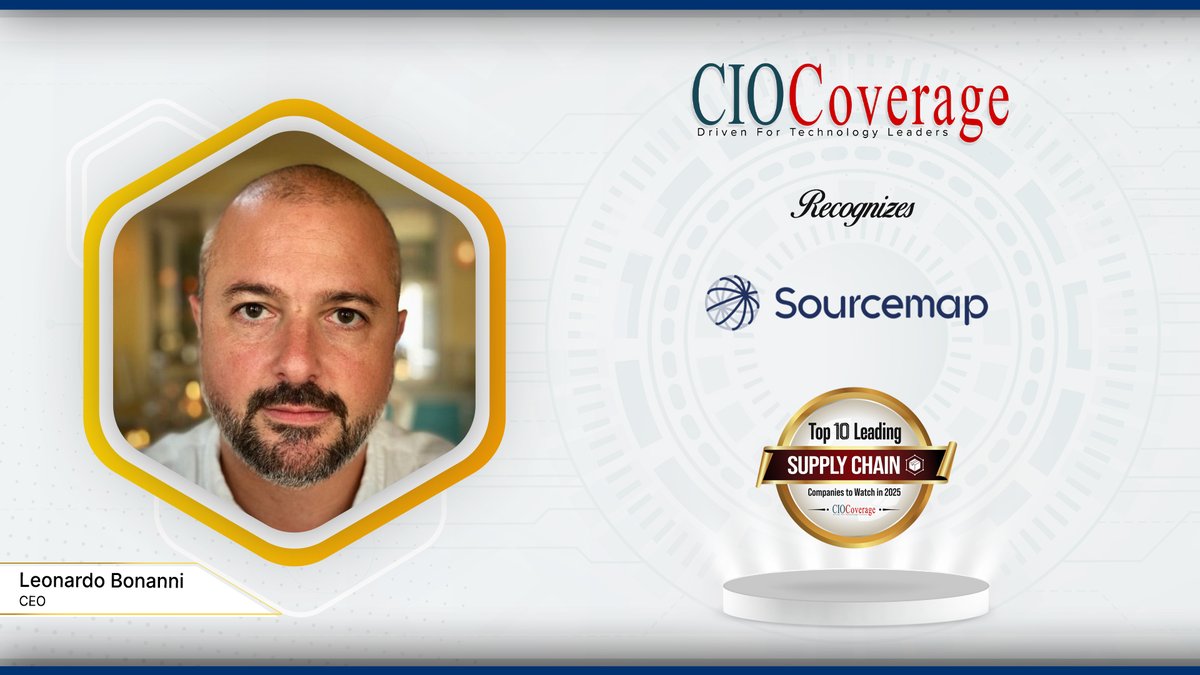 CioCoverage's tweet image. Elevating Supply Chain Innovation!🌟@sourcemap Secures Its Spot in the 2025 Top 10 Leading Supply Chain Companies to Watch — Ft. Leonardo Bonanni, CEO

Read here: ciocoverage.com/sourcemap-supp…

#ciocoverage #NewEditionAlert #NewFeatureAlert #SupplyChain2025 #Top10Companies #GlobalTrade