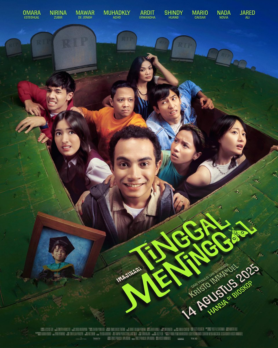 aseigoods's tweet photo. Niat mau nuker voucher popcorn + minum aja, nyari cgv yang paling murah, gatau mau nonton apa, mau demon slayer kagak ngikutin, yaudah ini aja.

Eh malah bagus. Terima kasih banyak @kristoimmanuel udah bikin film ini. Bold, lucu, dan somehow relate.

#TinggalMeninggal #TingNing https://t.co/icb6eHQQie