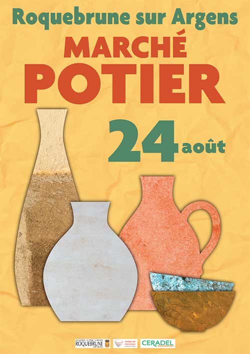 TerresdProvence's tweet photo. Marché Potier de Roquebrune sur Argens
Dimanche 24 août le marché potier au coeur du village médiéval de Roquebrune-sur-Argens fêtera ses 20 ans !
https://t.co/iyGinDu68s 
#poterie #faitmain #céramique #artceramique #artisanat https://t.co/AOpaAu9cG1