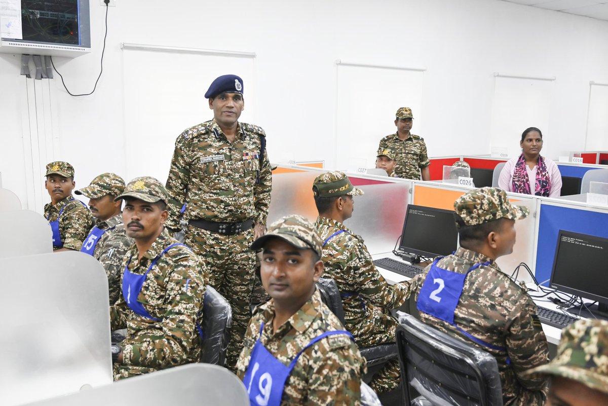 A one-week Basic Computer Course for CRPF personnel commenced today at Dett 08 Bn HQ. 30 personnel from Manipur-based units are being trained in MS Office, Google Earth, E-Billing, Cyber Security &amp; more—enhancing digital skills for operational &amp; admin excellence. #CRPF