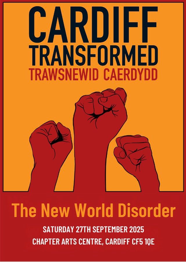 Tickets now on sale for #Cardifftransformed2025 
The New World Disorder 📅 Saturday 27 September 📷bit.ly/NewWorldDisord…
