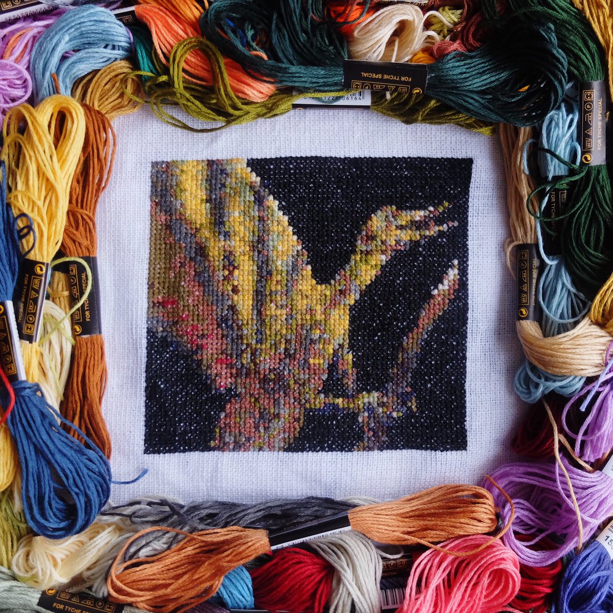 ArnaudR_Paleo's tweet photo. #Mirasaura x Cross stitch!
l could not miss the occasion to turn Mirasaura into a cross stitch!
Original art by Tobias Wilhelm
#Paleontology #Palaeontology #crossstitchaddict #Paleoart #Paleocrossstich #embroidery #triassic #naturejournal https://t.co/udcajPgjvD