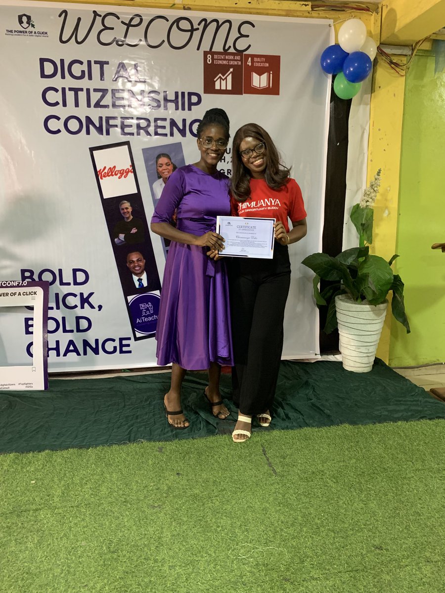 Grateful for the chance to speak at the 7th Digital Citizenship Conference in Ikorodu this past Saturday. 

Sharing my talk with students, parents &amp; educators on Using tech with purpose and wisdom to build careers, leadership, and positive impact.

#TechForGood #chimuanyadike