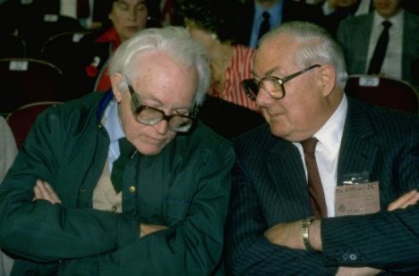#OTD 1945. James Callaghan and Micheal Foot make Maiden speeches.

Foot says “Britain stands today at the summit of her power and glory” 

Callaghan talked of the need for “new methods if we are to deal successfully with the problems which will confront Great Britain” abroad.