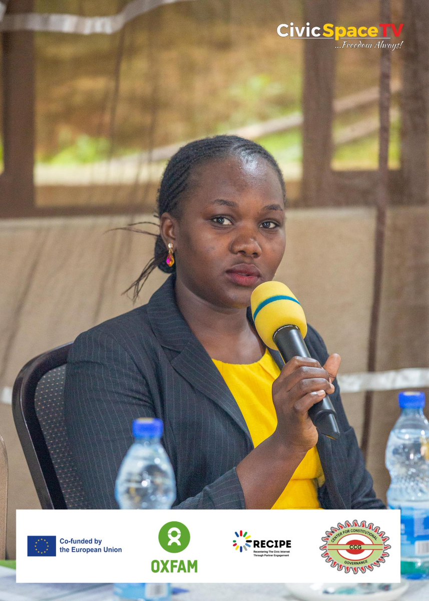 Follow the #ReCIPEProject training about understanding &amp; compliance with the Data Protection and Privacy Act 2019 and 2021 regulations via ↘️ youtube.com/live/d51le0MIQ…

#DigitalRightsUG #CivicSpaceTV <a href="/NITAUganda1/">NITA-Uganda</a> <a href="/MoICT_Ug/">Ministry of ICT&NG</a> <a href="/SarahBireete/">Dr. Bireete Sarah</a> <a href="/OxfaminUganda/">Oxfam in Uganda</a> <a href="/ShantyFrancis/">Odokorach .S. Francis</a> <a href="/pmagelah/">Magelah Peter G.</a>