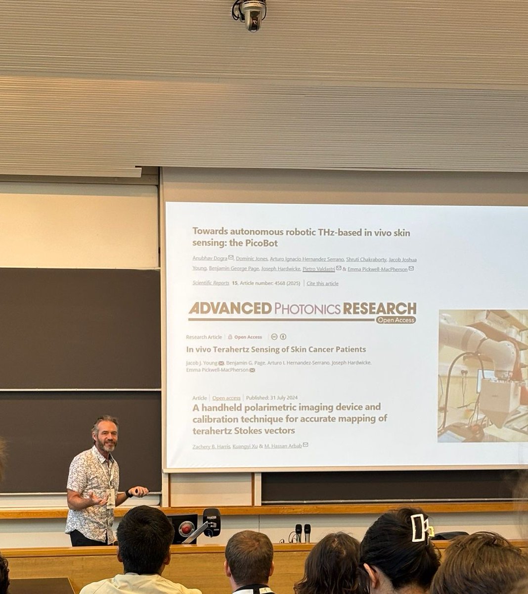 Vince Wallace was delighted to give a lecture to students attending a workshop as part of the 50th International Conference on Infrared, Millimeter, and Terahertz Waves being held in Finland <a href="/uwanews/">UWA</a>