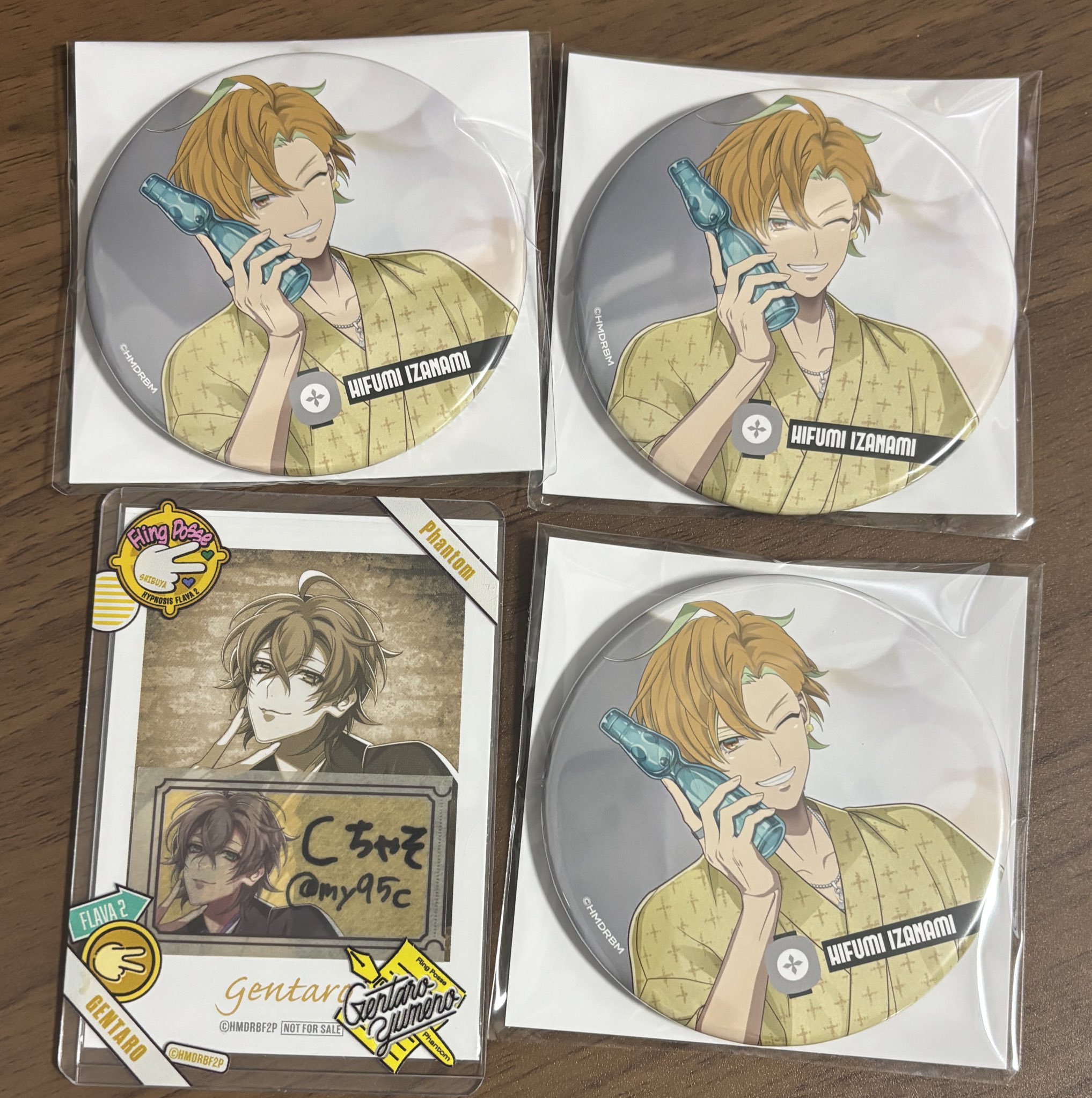 中国カフェ チェキ風カード　ewブロマイド　缶バッジ　バラ売り　ヒプノシスマイク 中国カフェ チェキ風カード ewブロマイド 缶バッジ バラ売り