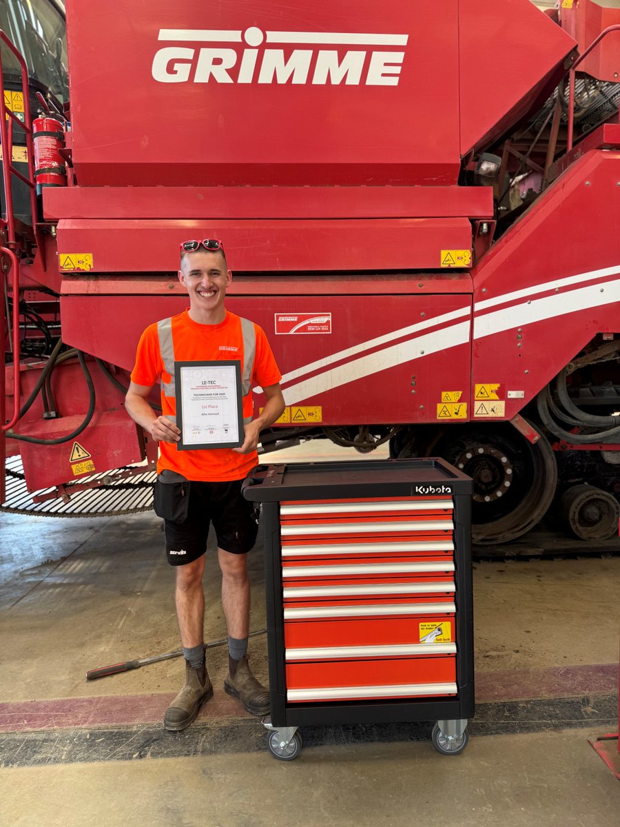 🎉 Congratulations to our 2025 Land-based Engineering Technician of the Year winners! 🎉
🥇 Alfie Holstead – <a href="/GrimmeUK/">GRIMME UK Ltd</a>
🥈 Joe Sweetmore – <a href="/bandbtractors/">B&B Tractors</a>
🥉 Anna Welland – <a href="/RVTractors/">Rea Valley Tractors</a>
These rising stars are shaping the future of land-based engineering! 🌱🔧