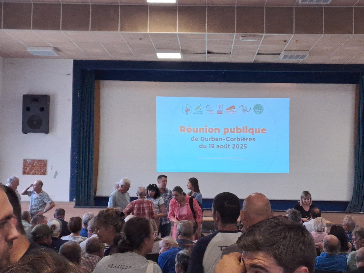 [#Incendies2025] Réunion publique hier à Durban avec les organisations agricoles.
👉 Infos sur les conséquences des incendies, les aides d’urgence et les dispositifs de solidarité.
Un échange riche entre acteurs et exploitants.
@SyndicatVigneronsAude, @JeunesAgriAude, @fdsea11,
