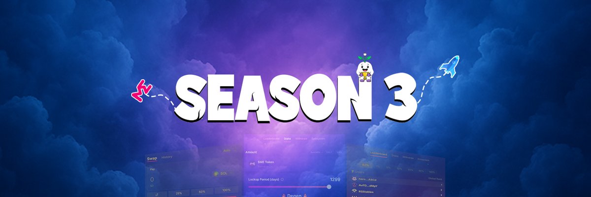 Kiran65171131's tweet photo. Season 3 unlocked!
Dropping my twitter banner entry for @MagicEden 
Another legendary season loading...

#MES3Banner #MagicEden #ME https://t.co/P5q62ayIuW