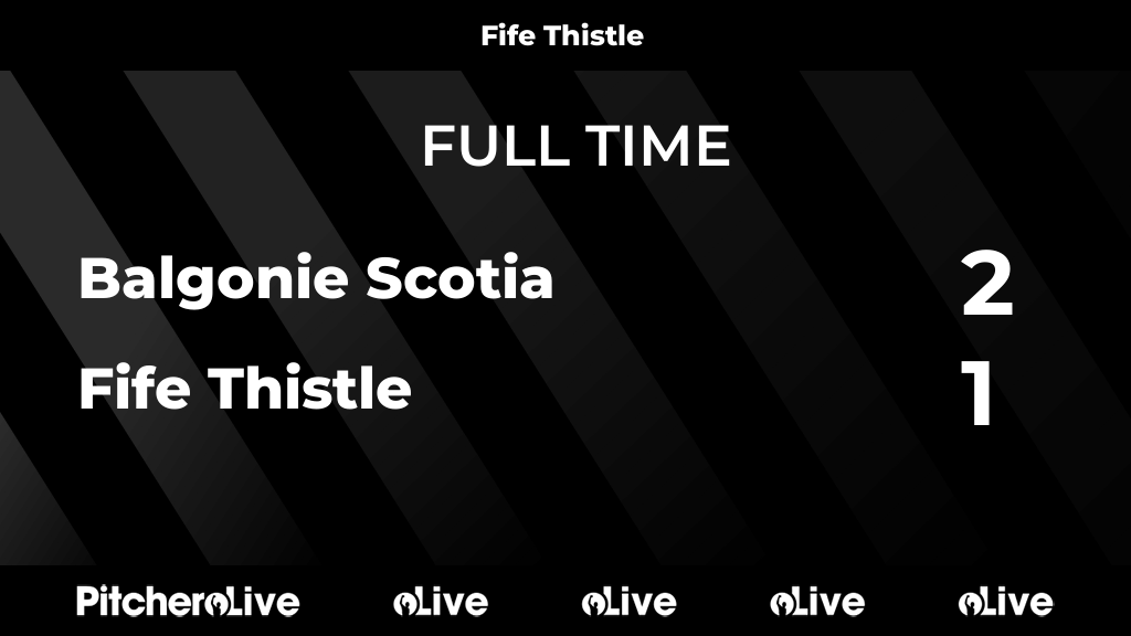 FULL TIME: Balgonie Scotia 2 - 1 Fife Thistle
#BALFIF #Pitchero
pitchero.com/clubs/fifethis…