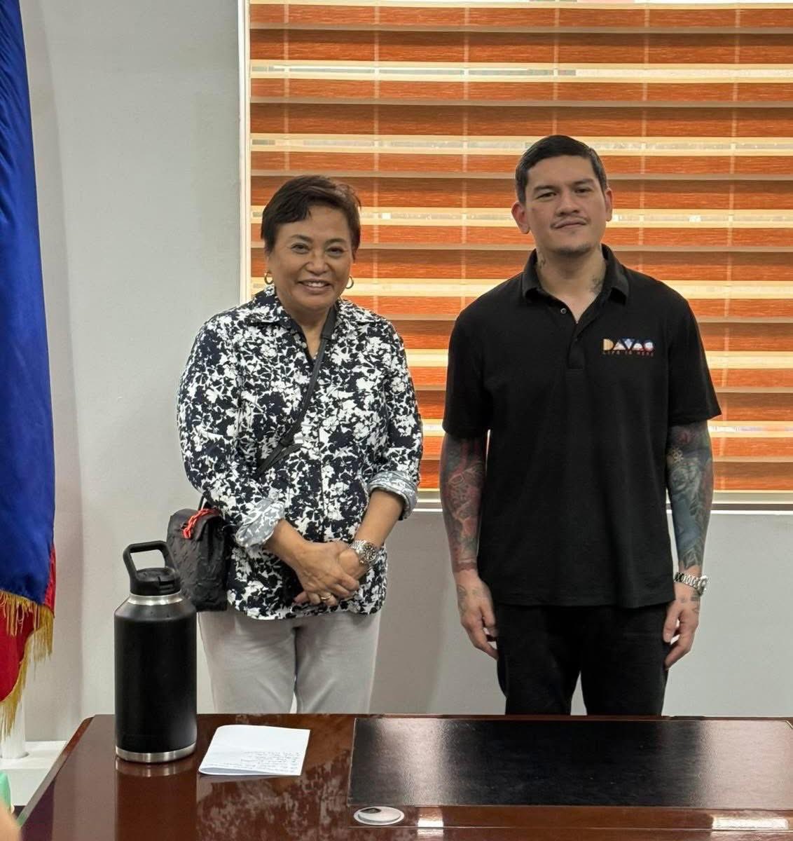Former Commissioner and Atty. Rowena Guanzon <a href="/rowena_guanzon/">Rowena Guanzon</a> makes a courtesy call to acting Mayor Baste Duterte <a href="/BasteDU30/">Sebastian Duterte</a> at the City Mayor's Office in Davao City on Tuesday, August 19, 2025. 💚🩷