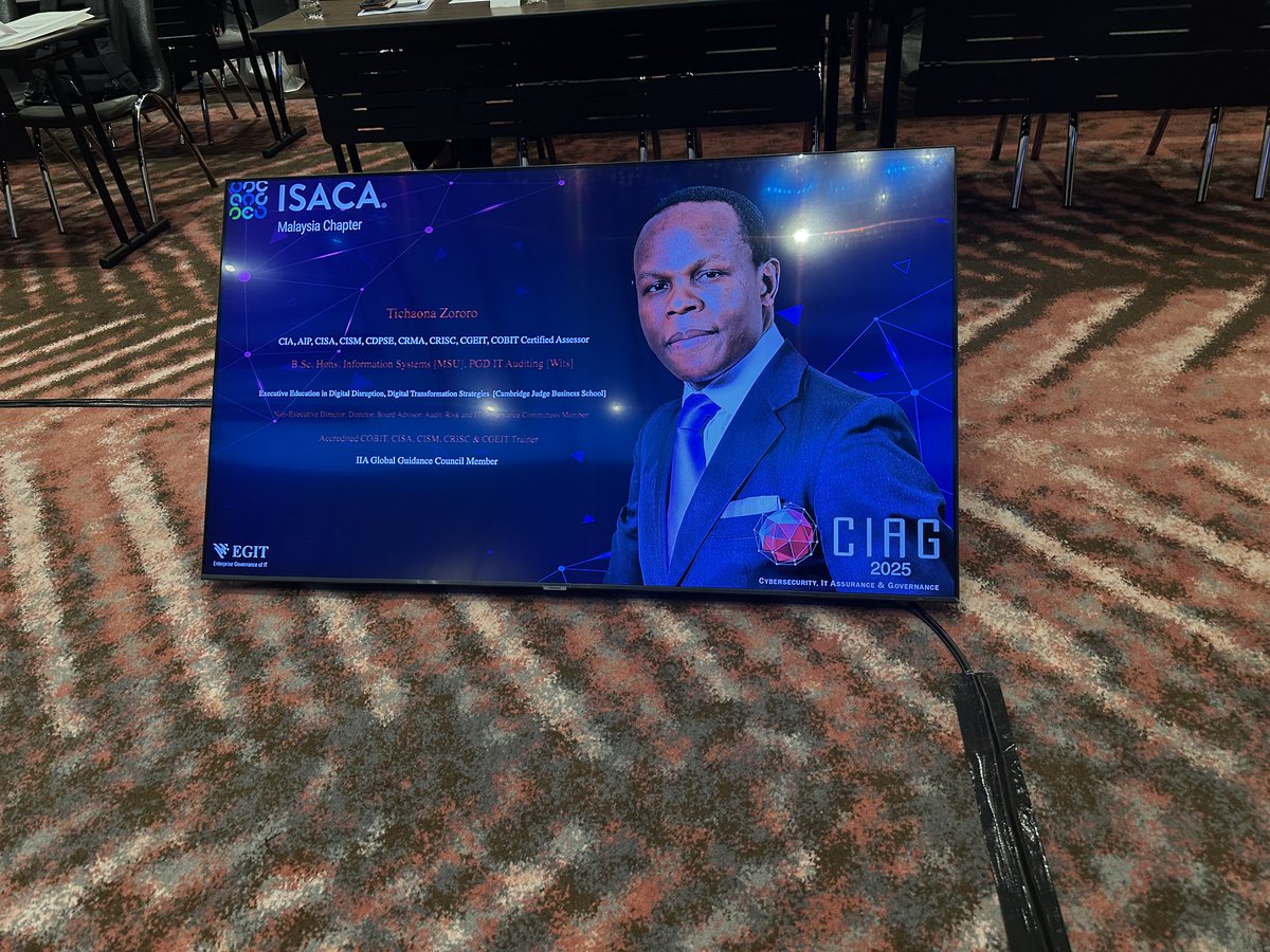 Great conference ISACA Malaysia Chapter. Below some insights from delegates on "IT Auditing in the Era of Generative Artificial Intelligence":

[1] 149 out of 206 [72%] asserted that their organisations have adopted Gen AI
[2] The lack of AI Governance is sighted as the top AI