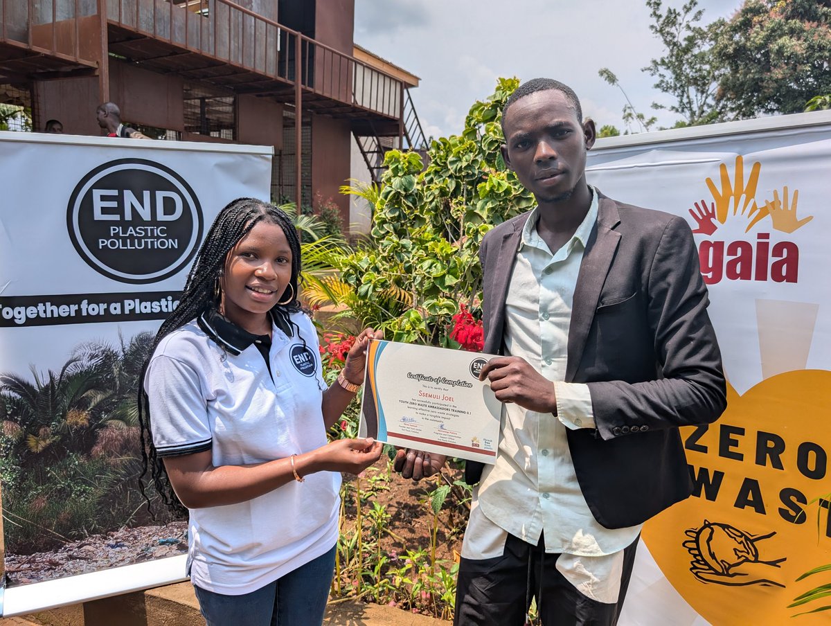 Joyce Gwokyalya (@joycegwokyalya) on Twitter photo Congratulations 🎉 to participants of the Youth Zero Waste Ambassadors training 0.1
Looking forward to having you again for the second round.
#Youth4ZeroWaste
<a href="/EndPlasticsNow/">End Plastic Pollution</a> , <a href="/GAIAnoburn/">GAIA -Global Alliance for Incinerator Alternatives</a> , <a href="/brkfreeplastic/">#BreakFreeFromPlastic</a> Congratulations 🎉 to participants of the Youth Zero Waste Ambassadors training 0.1
Looking forward to having you again for the second round.
#Youth4ZeroWaste
<a href="/EndPlasticsNow/">End Plastic Pollution</a> , <a href="/GAIAnoburn/">GAIA -Global Alliance for Incinerator Alternatives</a> , <a href="/brkfreeplastic/">#BreakFreeFromPlastic</a>